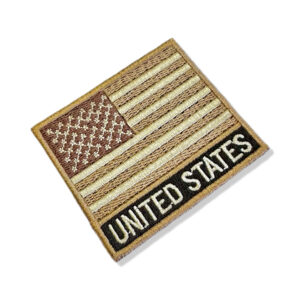 BP0055N-004 Bandeira USA Patch Bordado 7,5×6,3cm