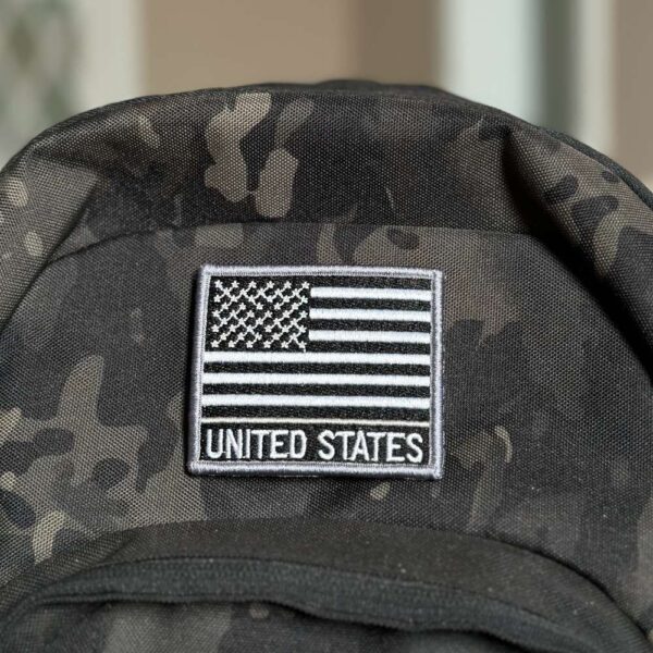 BP0055N-002 Bandeira USA Patch Bordado 7,5x6,3cm - Imagem 4