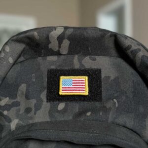 BP0055-031 Bandeira EUA Patch Bordado 3,8×2,5cm