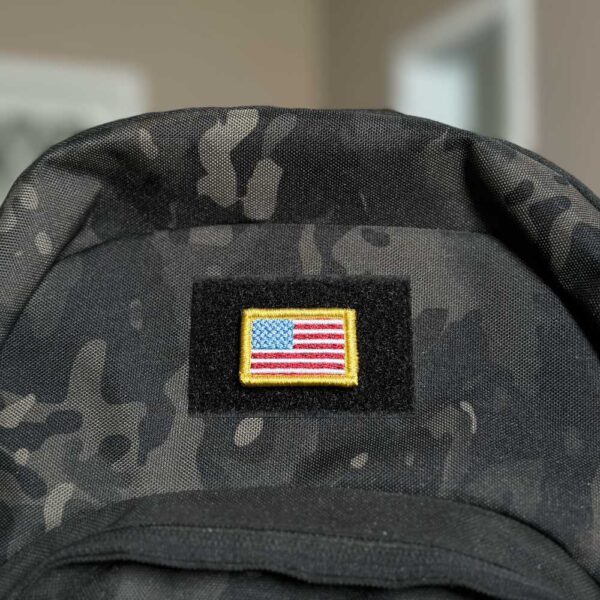 BP0055-031 Bandeira EUA Patch Bordado 3,8x2,5cm - Imagem 2