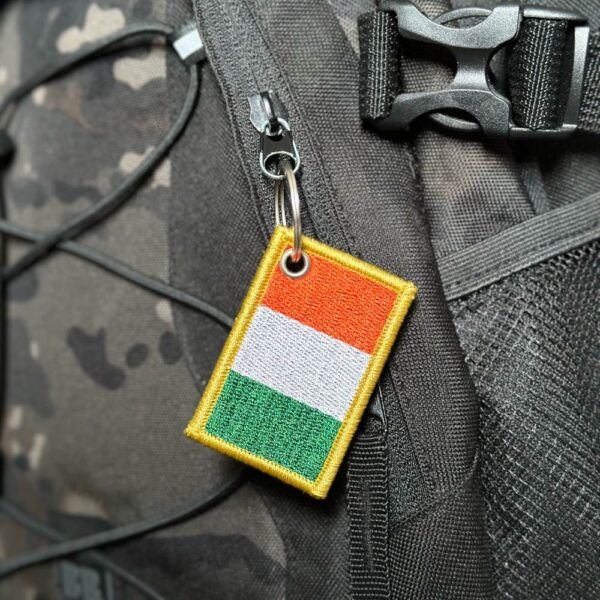 BP0059-011 Bandeira Irlanda Patch Bordado 5,7x3,8cm - Imagem 3