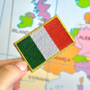 BP0059-011 Bandeira Irlanda Patch Bordado 5,7×3,8cm