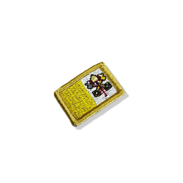 BP0060-031 Bandeira Vaticano Patch Bordado 3,8x2,5cm - Imagem 9