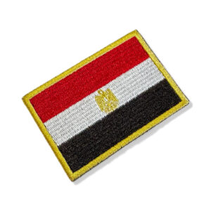 BP0069-001 Bandeira Egito Patch Bordado 7,5×5,0cm