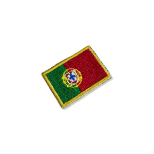 BP0071-031 Bandeira Portugal Patch Bordado 3,8×2,5cm