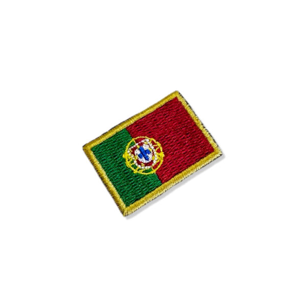 BP0071-031 Bandeira Portugal Patch Bordado 3,8x2,5cm