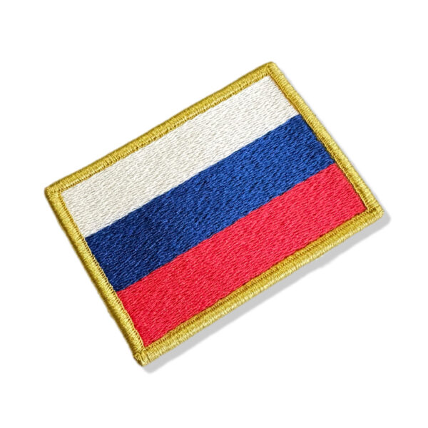 BP0079-001 Bandeira Russia Patch Bordado 7,5x5 - Imagem 3