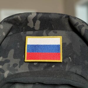 BP0079-001 Bandeira Russia Patch Bordado 7,5×5