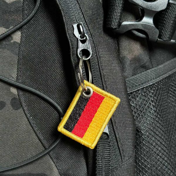 BP0081-031 Bandeira Alemanha Patch Bordado 3,8x2,5cm - Imagem 3