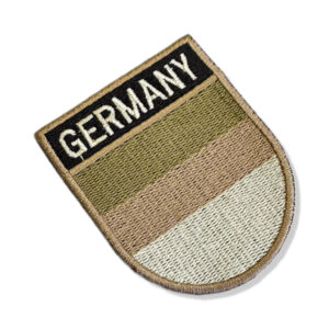 BP0081E-003 Bandeira Alemanha Patch Bordado 6,8×8,0cm