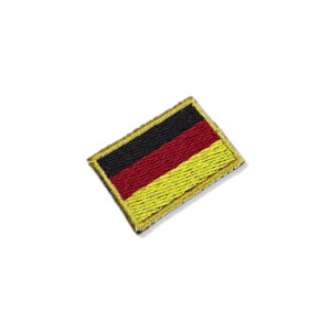 BP0081-031 Bandeira Alemanha Patch Bordado 3,8×2,5cm