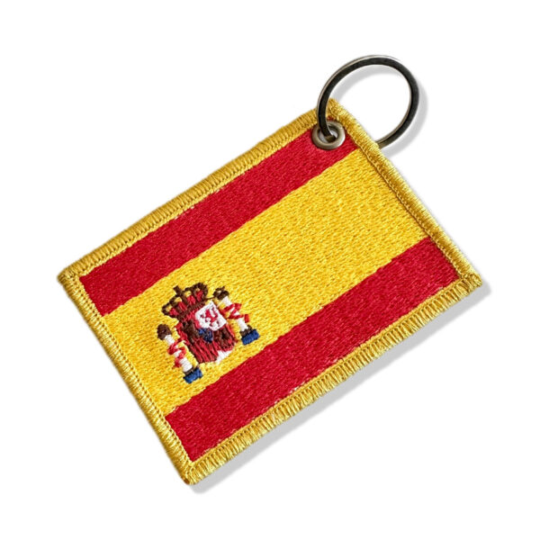 BP0084-001 Bandeira Espanha Patch Bordado 7,5x5 - Imagem 5