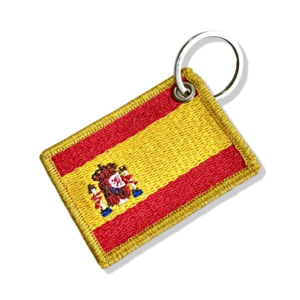 BP0084-011 Bandeira Espanha Patch Bordado 5,7x3,8cm - Imagem 5
