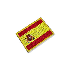 BP0084-011 Bandeira Espanha Patch Bordado 5,7×3,8cm