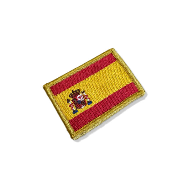 BP0084-011 Bandeira Espanha Patch Bordado 5,7x3,8cm - Imagem 3