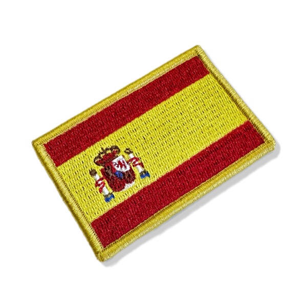 BP0084-001 Bandeira Espanha Patch Bordado 7,5x5 - Imagem 3