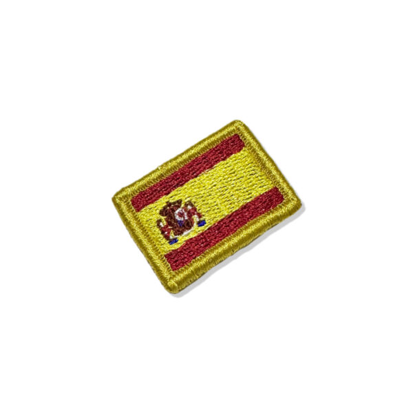 BP0084-031 Bandeira Espanha Patch Bordado 3,8x2,5cm - Imagem 3