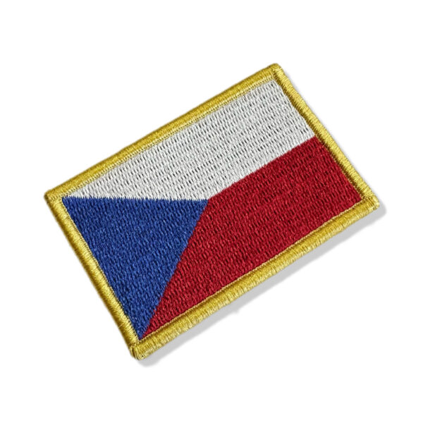 BP0085-001 Bandeira Republica Tcheca Patch Bordado 7,5x5 - Imagem 9