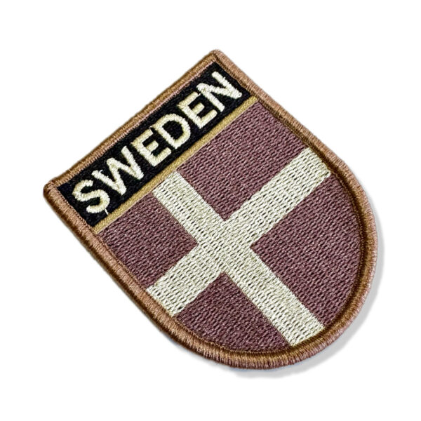 BP0087E-004 Bandeira Suécia Patch Bordado 6,8x8,0cm - Imagem 9