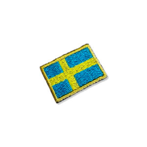 BP0087-031 Bandeira Suécia Patch Bordado 3,8×2,5cm