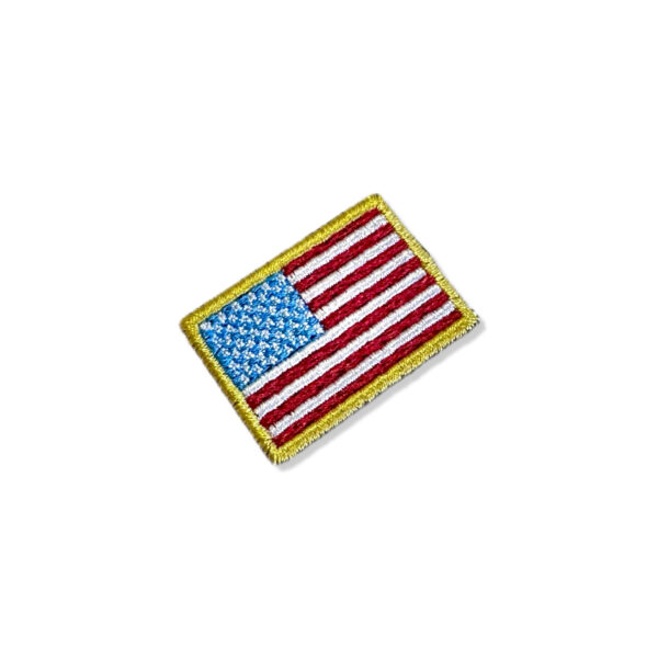 BP0055-031 Bandeira EUA Patch Bordado 3,8x2,5cm