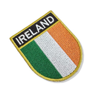BP0059E-001 Bandeira Irlanda Patch Bordado 6,8×8,0cm