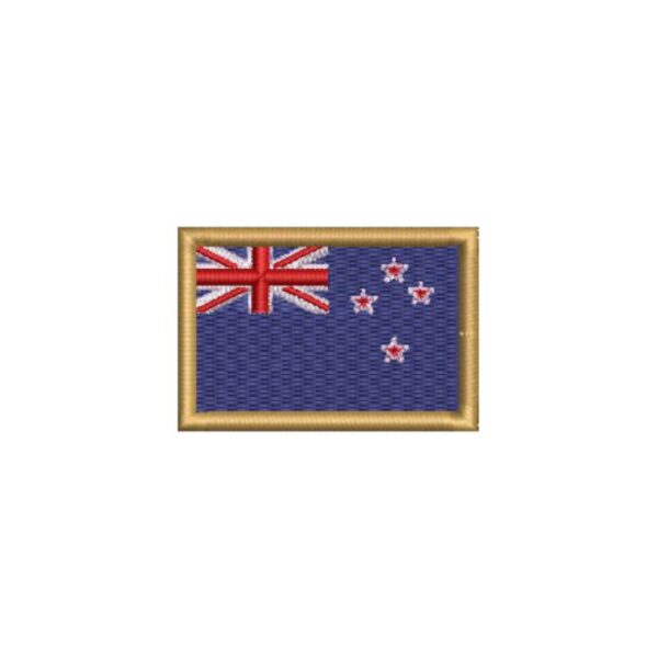 BP0051-011 Bandeira Nova Zelândia Patch Bordado 5,7x3,8cm - Imagem 7