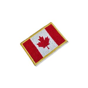 BP0002-011 Bandeira Canadá Patch Bordado 5,7×3,8cm