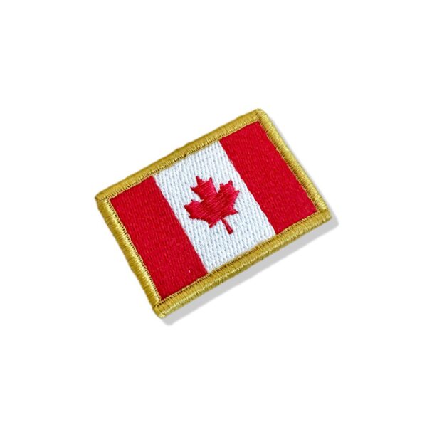 BP0002-011 Bandeira Canadá Patch Bordado 5,7x3,8cm - Imagem 7