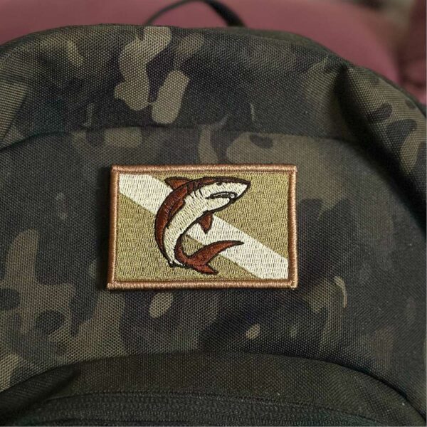 BD0176-003 Bandeira Mergulhador Patch Bordado 7,5x5 - Imagem 3