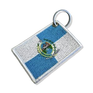 BE0136-006 Bandeira Rio de Janeiro Brasil Patch Bordado 7,5×5,0cm