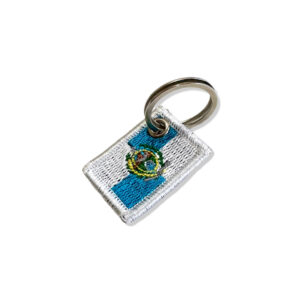 BE0136-036 Bandeira Rio de Janeiro Patch Bordado 3,8×2,5cm