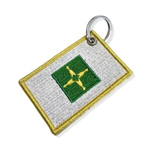 BE0154-001 Bandeira Distrito Patch Bordado 7,5×5