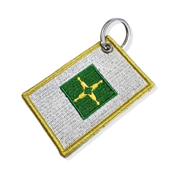 BE0154-001 Bandeira Distrito Patch Bordado 7,5x5 - Imagem 2