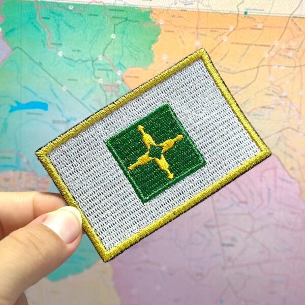 BE0154-001 Bandeira Distrito Patch Bordado 7,5x5 - Imagem 3