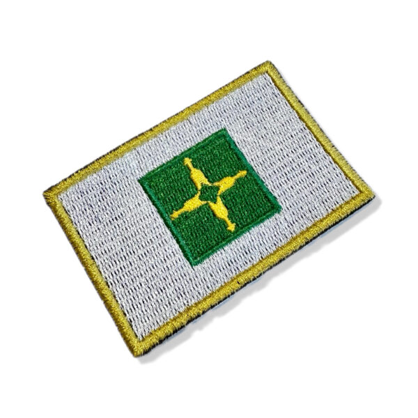 BE0154-001 Bandeira Distrito Patch Bordado 7,5x5
