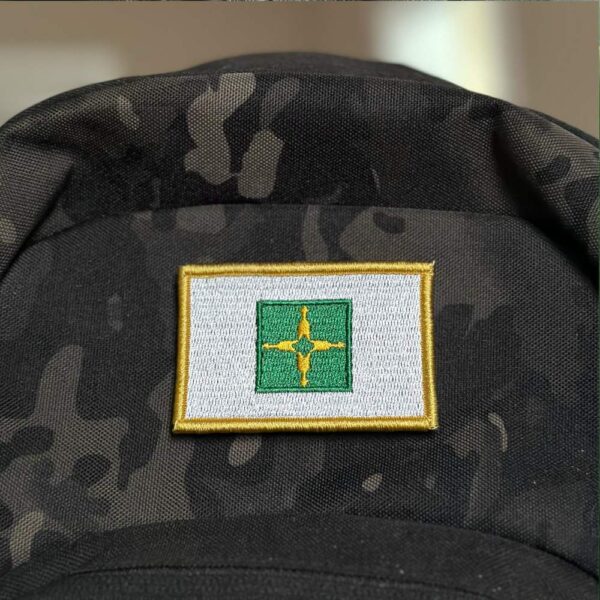 BE0154-001 Bandeira Distrito Patch Bordado 7,5x5 - Imagem 4