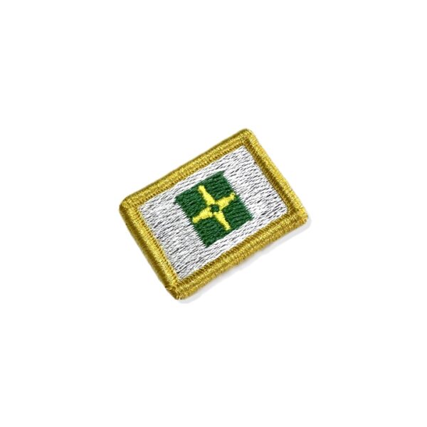 BE0154-031 Bandeira Distrito Patch Bordado 3,8x2,5cm - Imagem 8