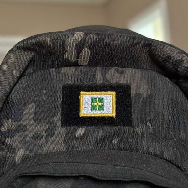 BE0154-031 Bandeira Distrito Patch Bordado 3,8x2,5cm - Imagem 4