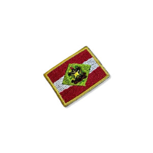 BE0168-031 Bandeira Santa Catarina Brasil Patch Bordado 3,8×2,5cm