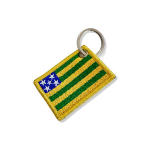 BE0172-011 Bandeira Goias Patch Bordado 5,7×3,8cm