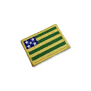BE0172-011 Bandeira Goias Patch Bordado 5,7×3,8cm