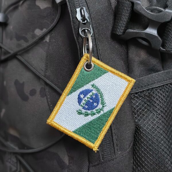 BE0174-011 Bandeira Paraná Patch Bordado 5,7x3,8cm - Imagem 4