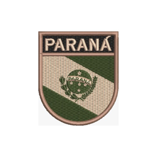 BE0174E-003 Bandeira Paraná Patch Bordado 6,8x8,0cm - Imagem 6