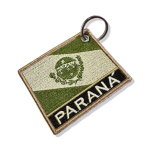 BE0174N-003 Bandeira Paraná Patch Bordado 7,5×6,3cm