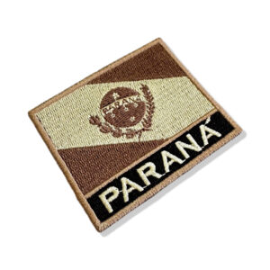 BE0174N-004 Bandeira Paraná Patch Bordado 7,5×6,3cm