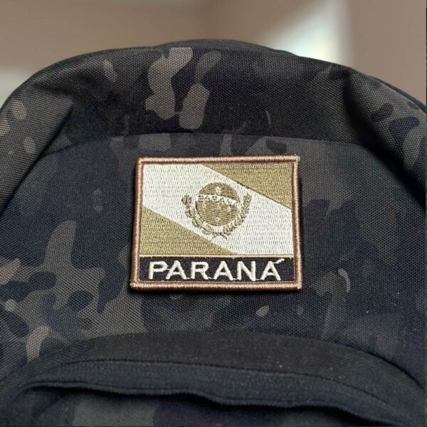 BE0174N-003 Bandeira Paraná Patch Bordado 7,5x6,3cm - Imagem 4