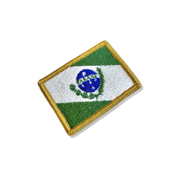 BE0174-011 Bandeira Paraná Patch Bordado 5,7x3,8cm - Imagem 8