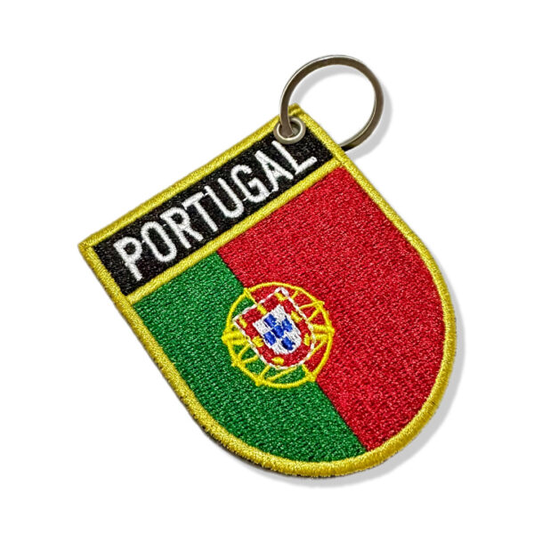 BP0071E-001 Bandeira Portugal Patch Bordado 6,8x8,0cm - Imagem 2
