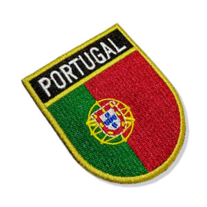 BP0071E-001 Bandeira Portugal Patch Bordado 6,8×8,0cm